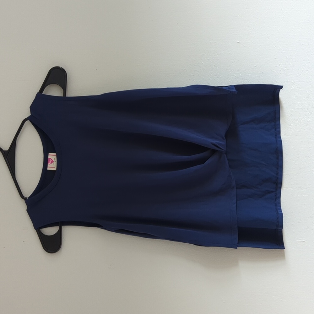 Navy blue h.i.p. tank